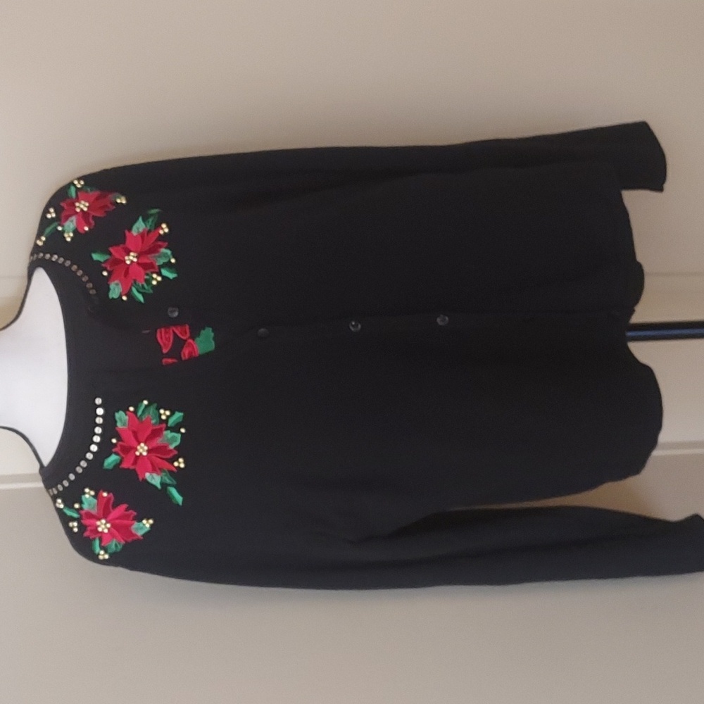 Crystal Kobe Women's Black Cardigan